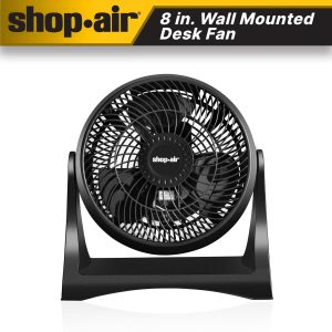 Shop-Air® 8 Wall-Mounted Desk Fan