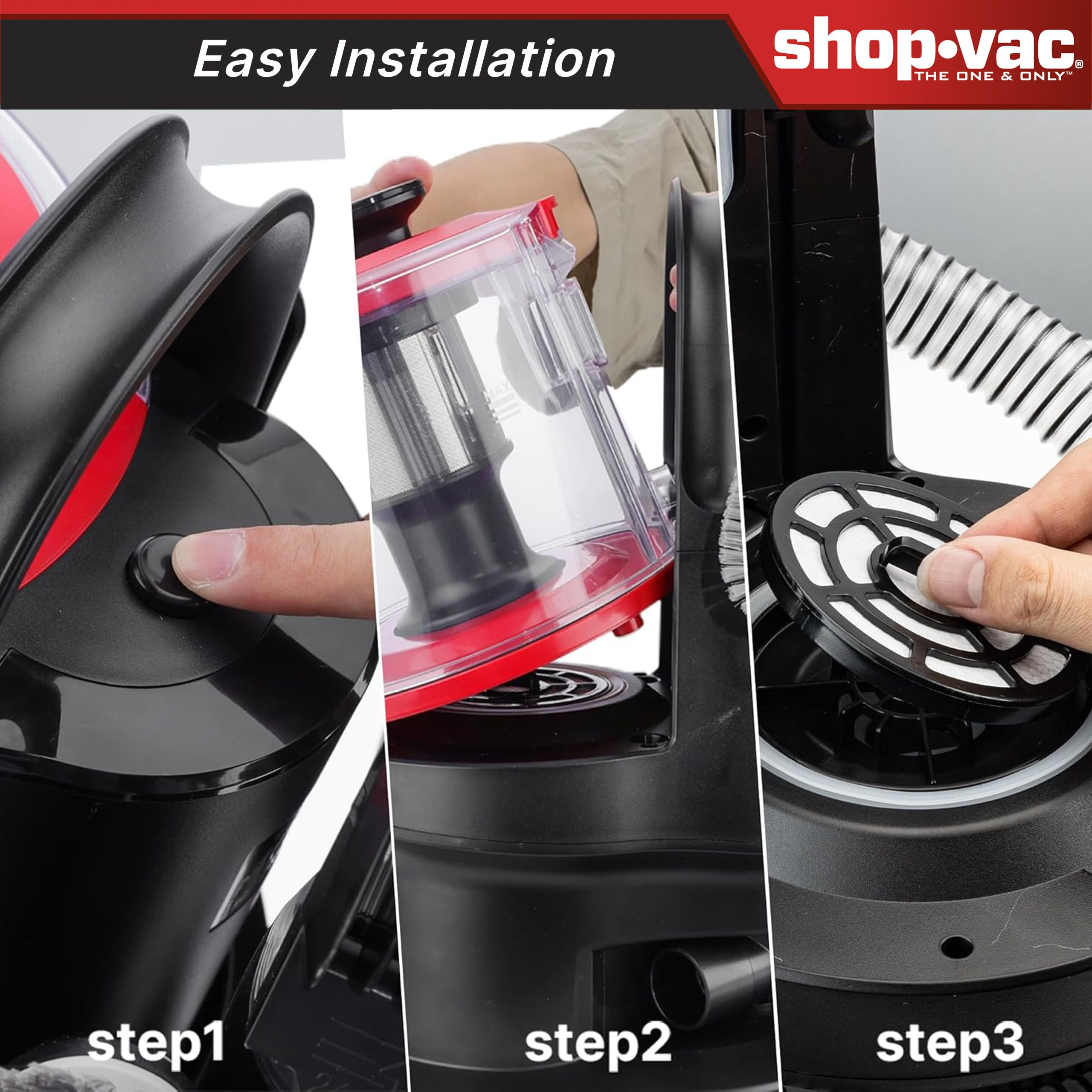 Shop-Vac® Replacement Panel Filter. Compatible with the 4-in-1 Pet Grooming Vacuum - Image 4
