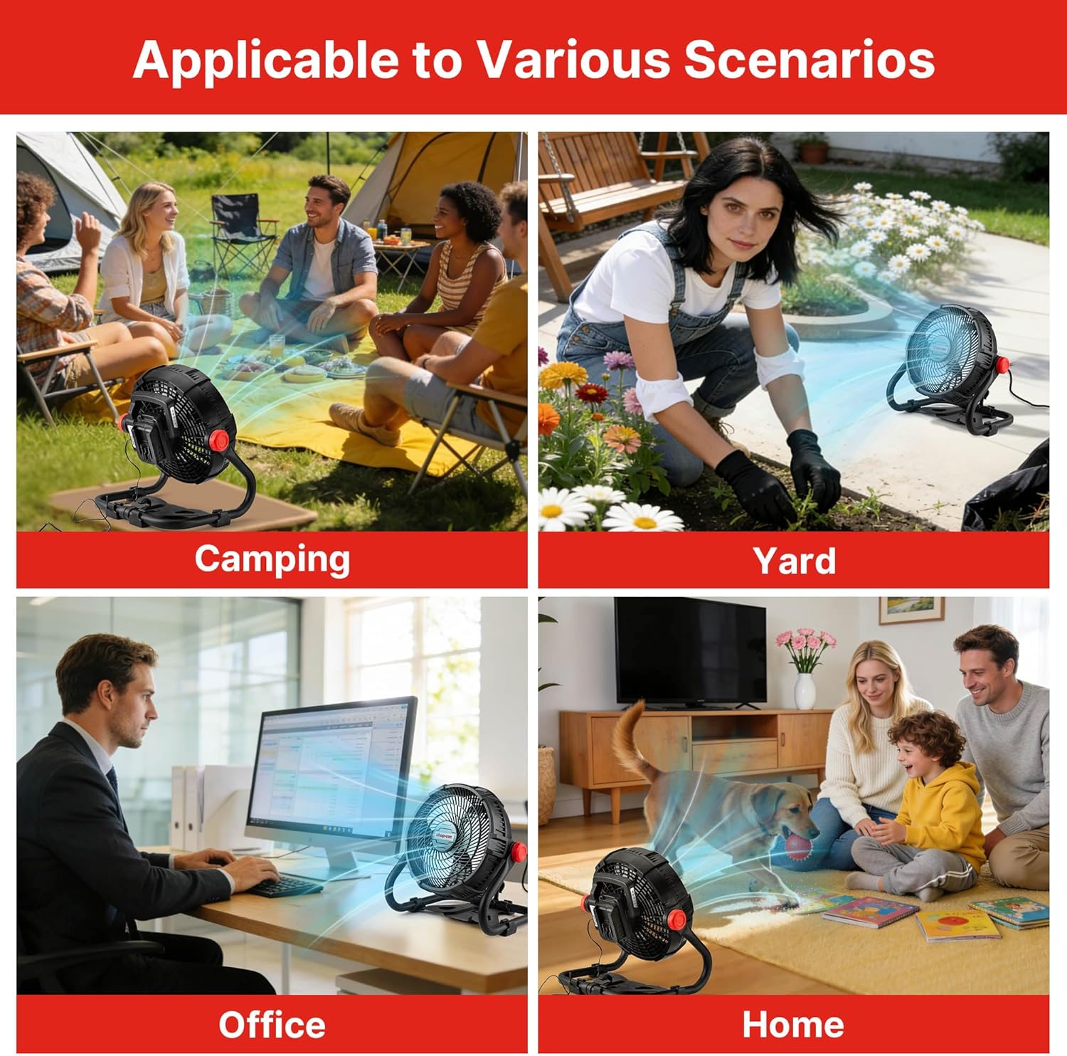 Shop-Vac® 12-Inch Portable Fan - Image 3