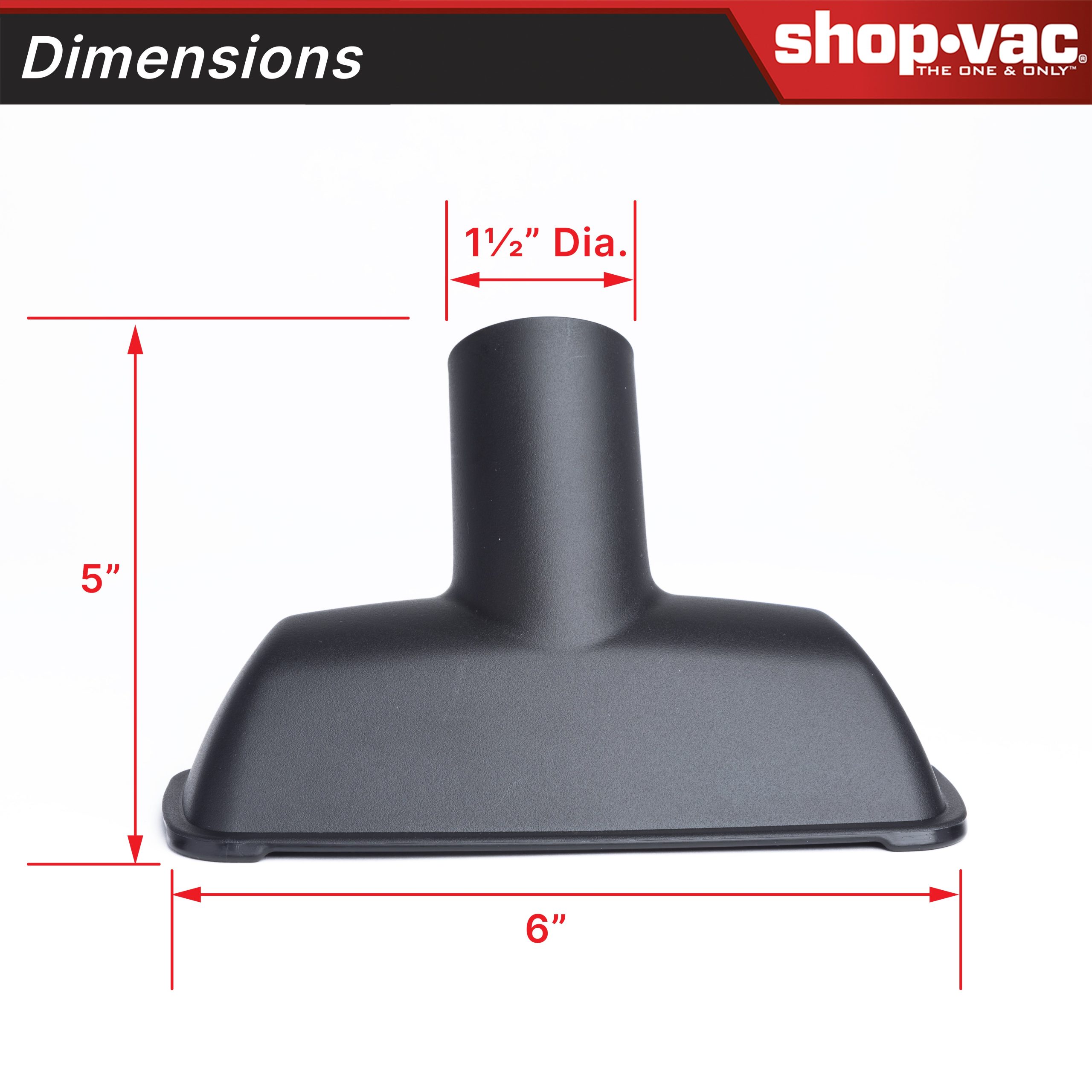 Shop-Vac® 1.5 Inch Utility Nozzle - Image 3